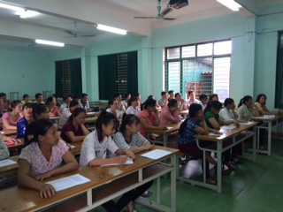 Nhà trường tổ chức họp phụ huynh học sinh hệ TC 3 năm K37 cuối năm học 2016-2017